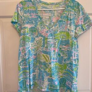 Lilly Pulitzer Philadelphia V-Neck Tee